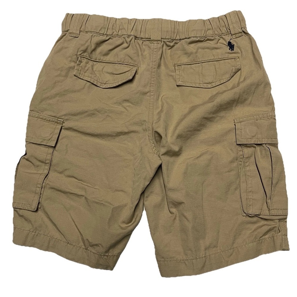 Polo Ralph Lauren Boys Khaki Tan Cargo Pockets Board Shorts Size 14 - Picture 2 of 9